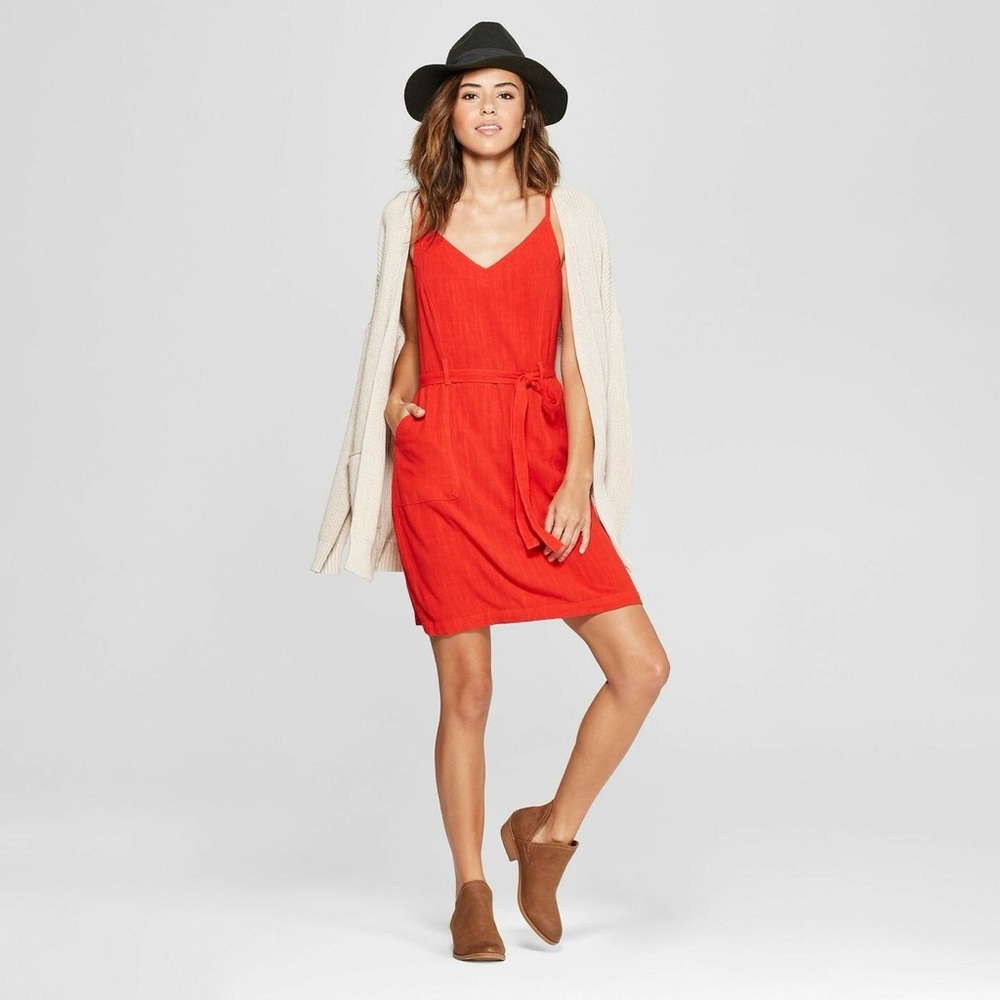 Universal Thread Vibrant Red Mini Dress - Size L